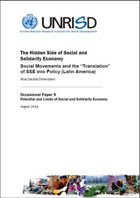 The Hidden Side of Social and Solidarity Economy: Social Movements and the “Translation” of SSE into Policy (Latin America)